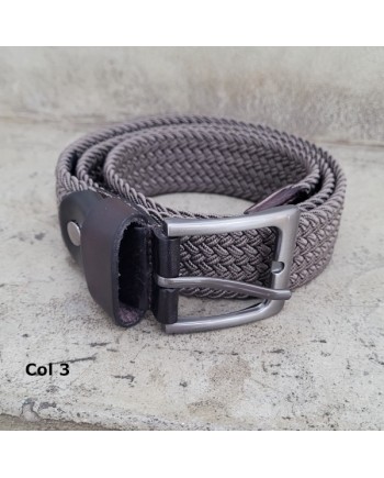 Ceinture élastique et cuir