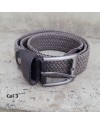 Ceinture élastique et cuir