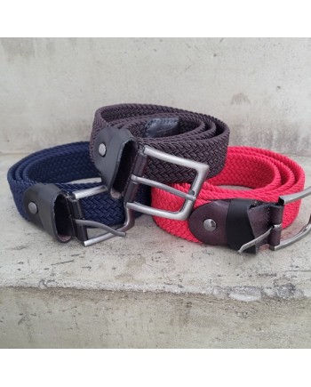 Ceinture élastique et cuir