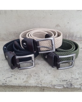 Ceinture élastique et cuir