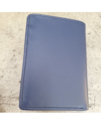 Porte carte double cuir