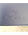 Porte carte double cuir
