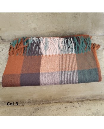 Echarpe épaisse à carreaux