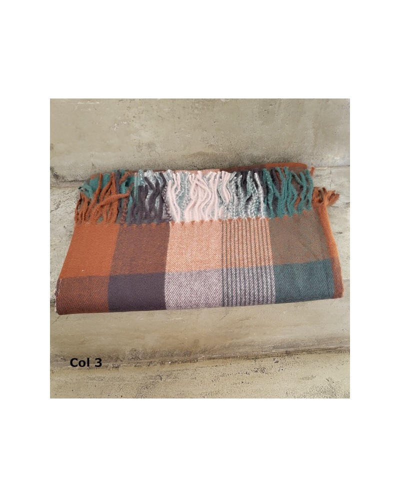 Echarpe épaisse à carreaux