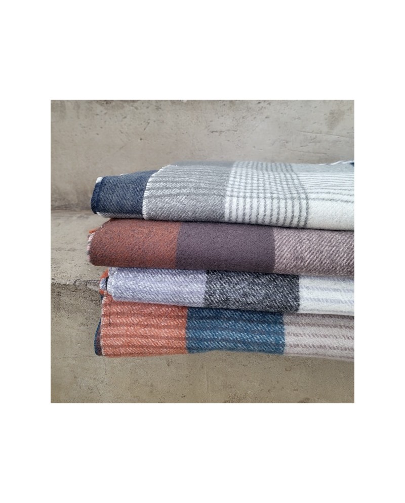 Echarpe épaisse à carreaux