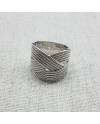 Bague tressée Argent ou Plaqué Or