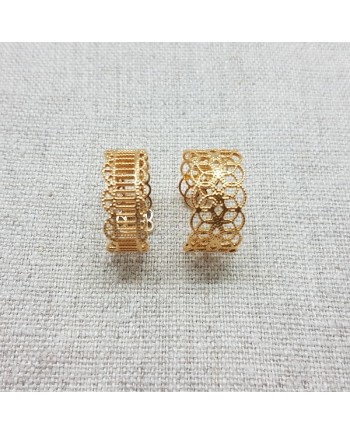 Bague ajourée Argent ou Plaqué Or