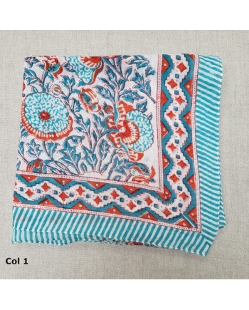 Foulard carré indien petite taille