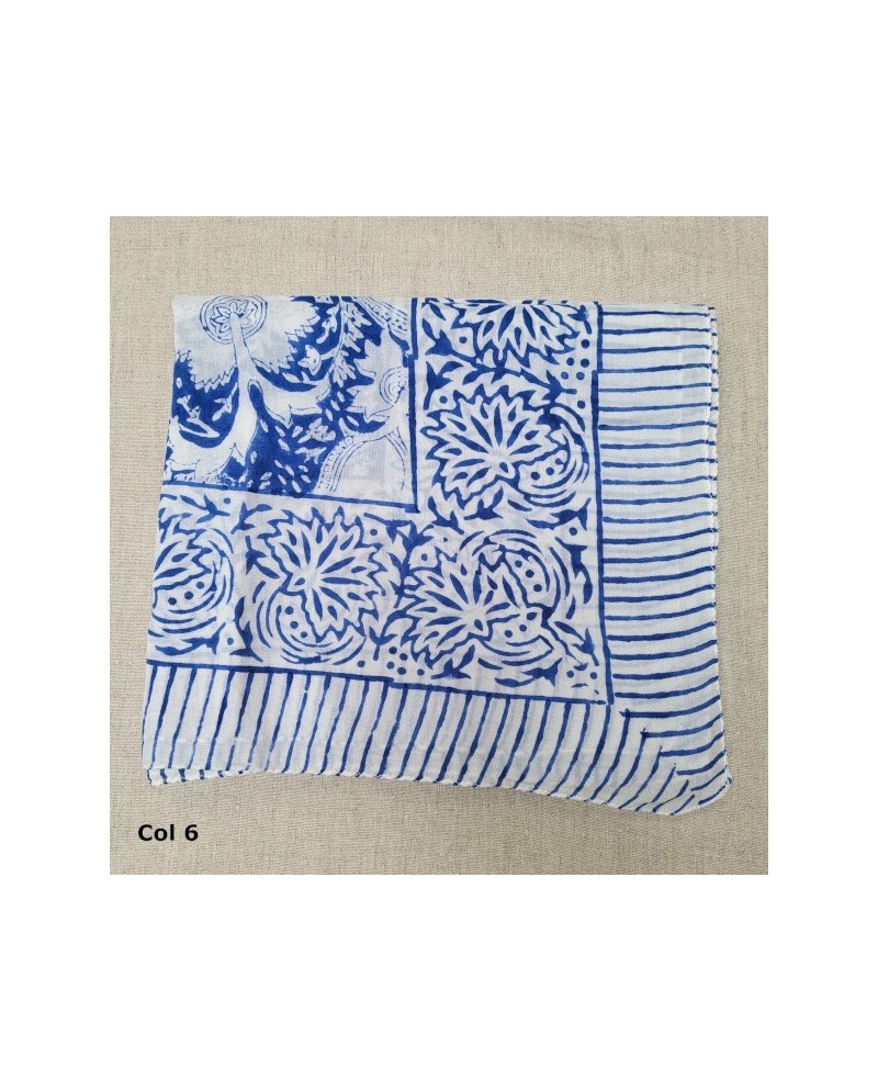 Foulard carré indien petite taille