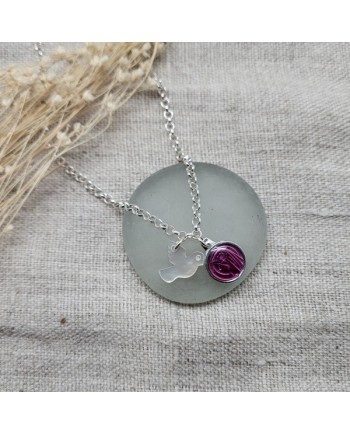 Collier religieux maille ronde et breloques