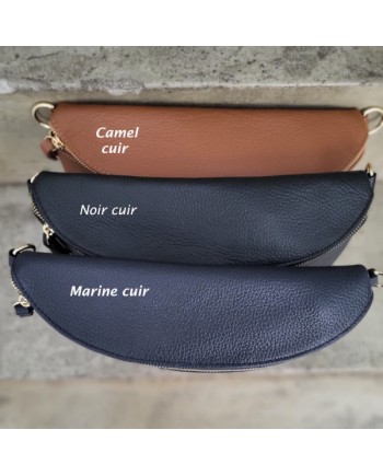 Maxi banane peau ou cuir