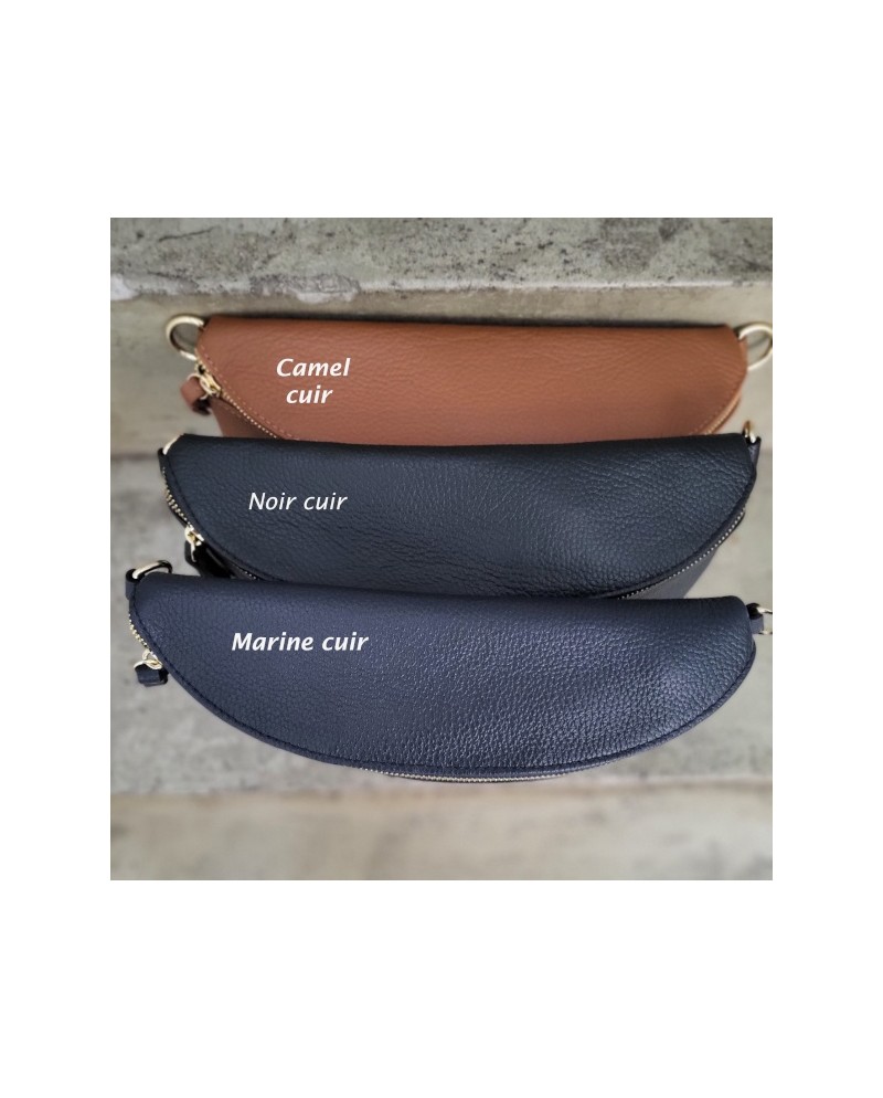 Maxi banane peau ou cuir