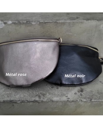 Maxi banane peau ou cuir