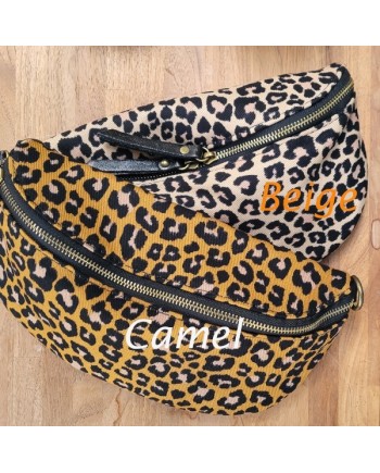 Banane Léopard Coton cuir