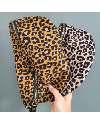 Banane Léopard Coton cuir