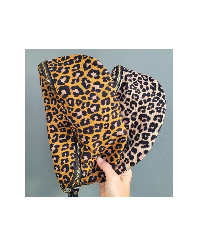 Banane Léopard Coton cuir