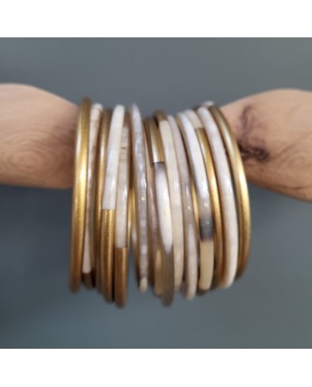 Jonc fin corne de bufle