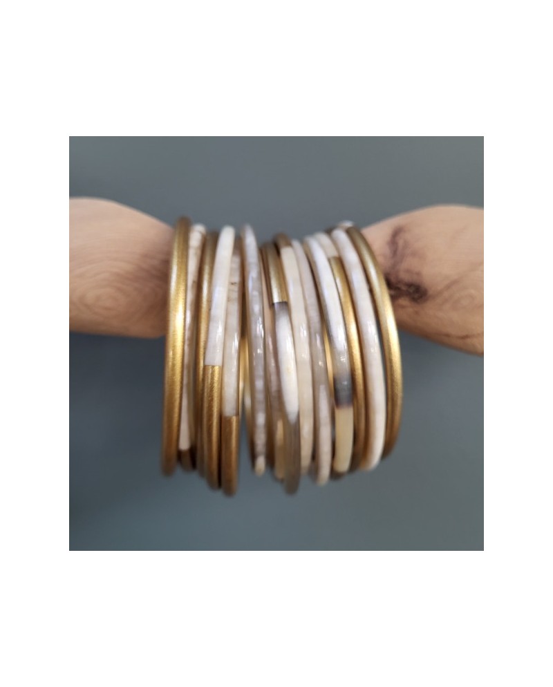 Jonc fin corne de bufle