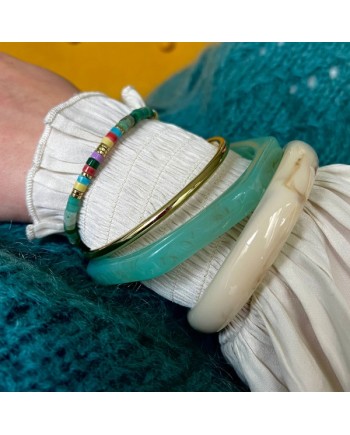 Bracelet résine large plexi