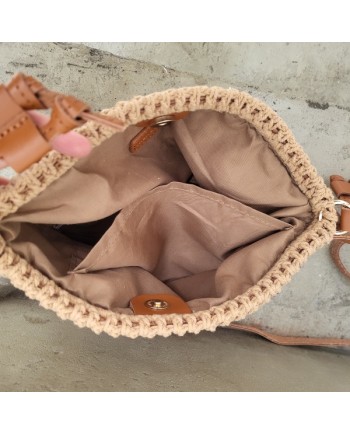 Sac seau en maille de coton