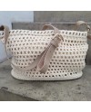 Sac seau en maille de coton