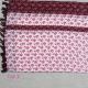 Foulard coton imprimé coloris rose