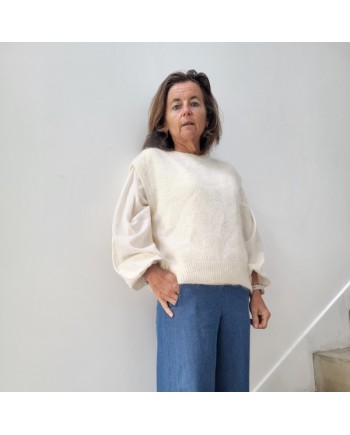 Pull Col rond Sans manche