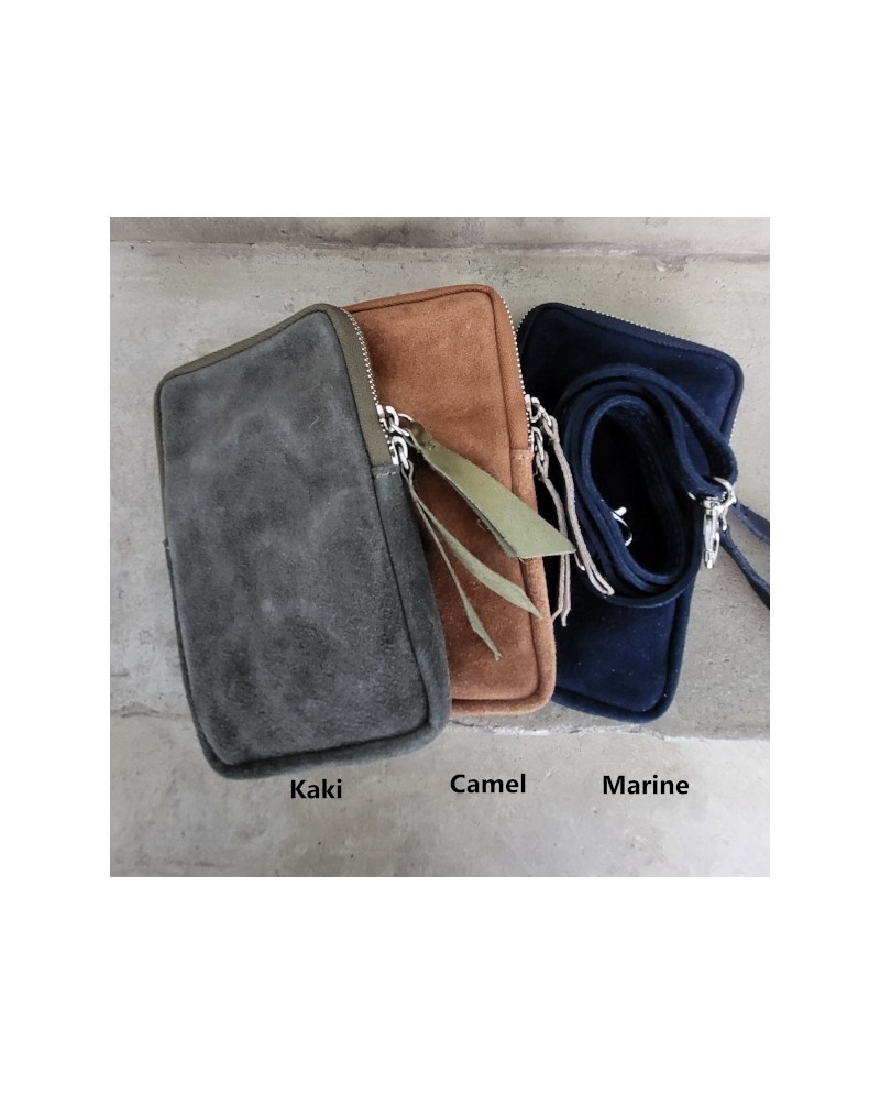 Sac taille portable cuir