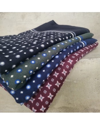 Foulards homme imprimé rond