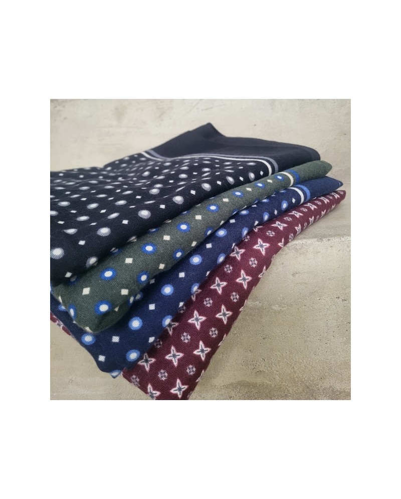 Foulards homme imprimé rond