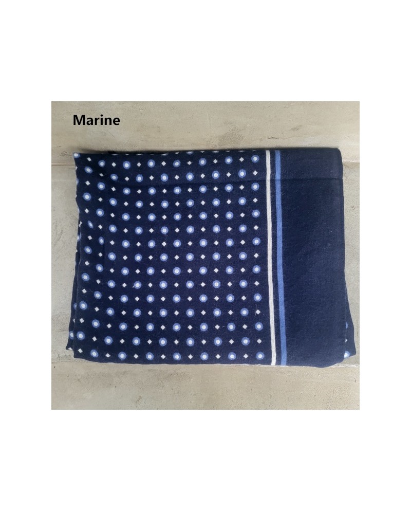 Foulards homme imprimé rond