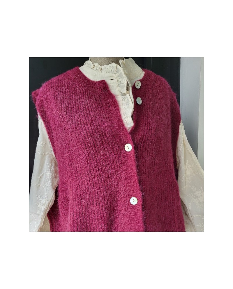 Tunique coton effet dentelle anglaise