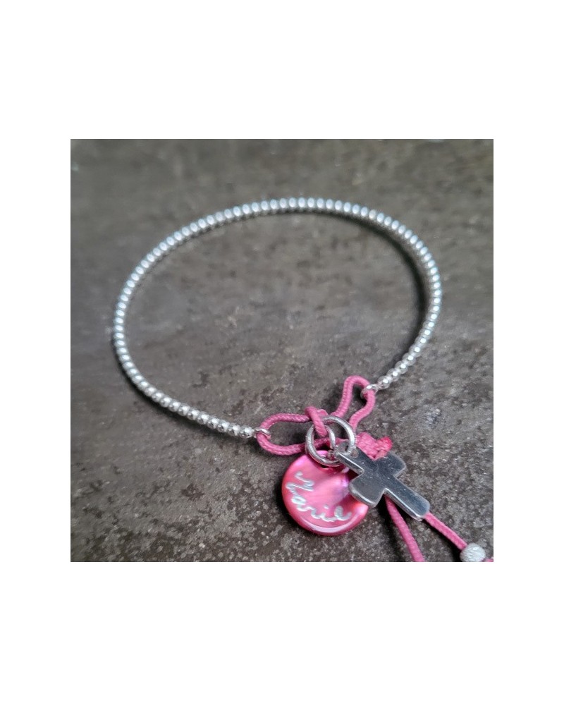 Jonc personnalisable argent massif ou plaqué or 3 microns