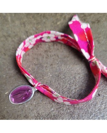 bracelet religieux liberty médaille miraculeuse, cadeau catholique