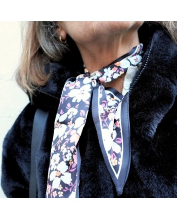 Foulard long tour de cou femme – Accessoire cheveux 100 cm