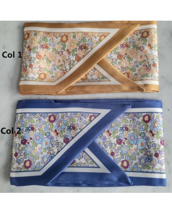 Foulard long tour de cou femme – Accessoire cheveux 100 cm