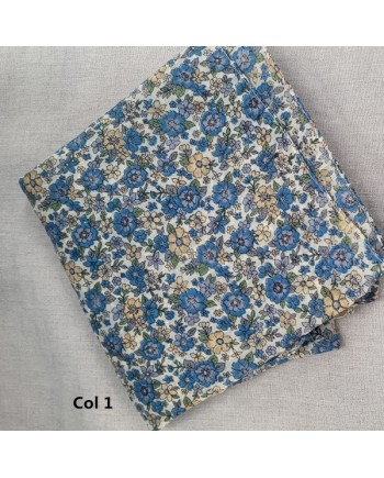 Foulard imprimé en Coton Léger, Collection Été, Coloris Violet Tendance