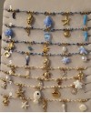 Collier breloques mer – Poisson, étoile de mer & coquillage | Ajustable