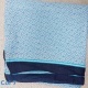 Foulard coton coloris été, les bleus