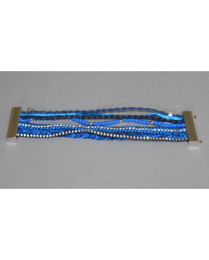Bracelet multi rangs couleurs