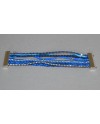 Bracelet multi rangs couleurs