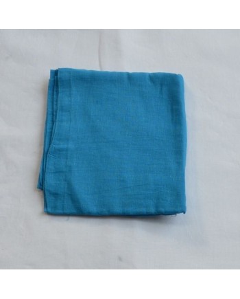 Cheche coton turquoise