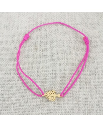 Bracelet coeur arabesque argent