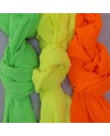 foulard voile de coton fluo uni