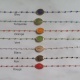 Collier religieux sur chaîne et médaille émaillée colorée