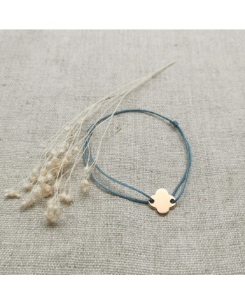 Bracelet trèfle plaqué Or
