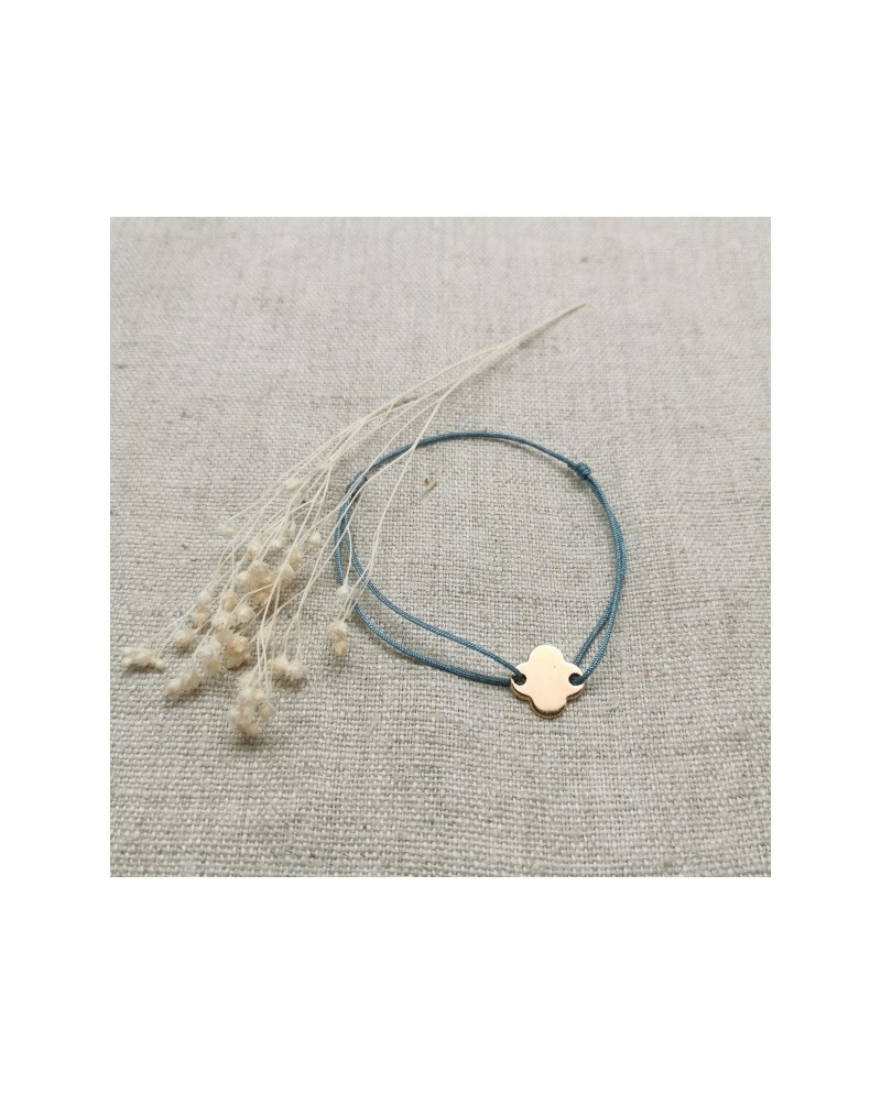 Bracelet trèfle plaqué Or