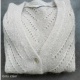 Gilet boutonné mohair ajouré