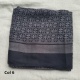 foulard imprimé fleurs bicolore
