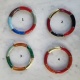 Bracelet perles tissés sur lien elastique